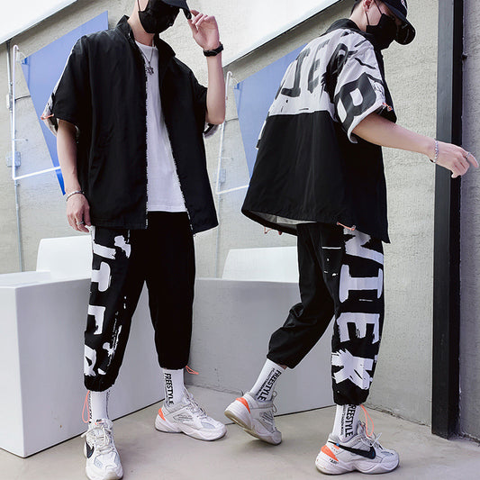 Men's Agate sportswear suit, athletic tracksuit with jacket and pants, designed for active sports and workouts.