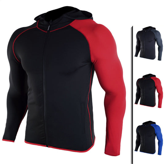 Men's Agate fertilization jacket sportswear, lightweight athletic jacket with breathable fabric and sporty design.