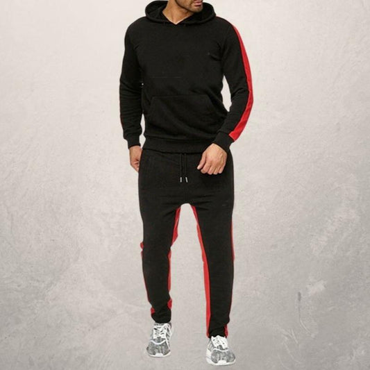 Men's Agate sportswear suit featuring a lightweight athletic jacket and matching pants for active workouts and casual wear.