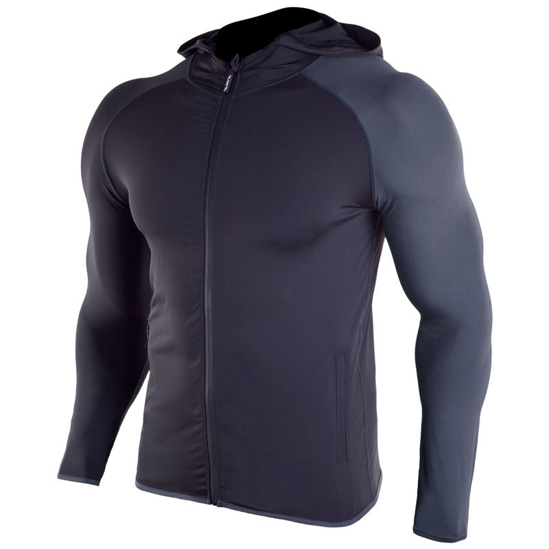 Men's Agate fertilization jacket sportswear, lightweight athletic jacket with breathable fabric and sporty design.