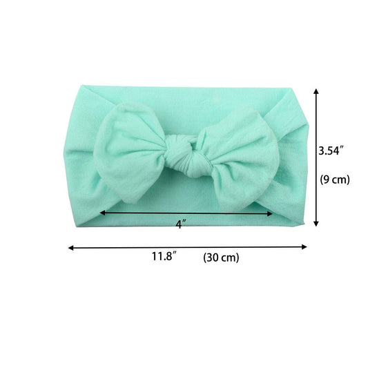 Super Stretchy Soft Knot Headbands With Hair Bows