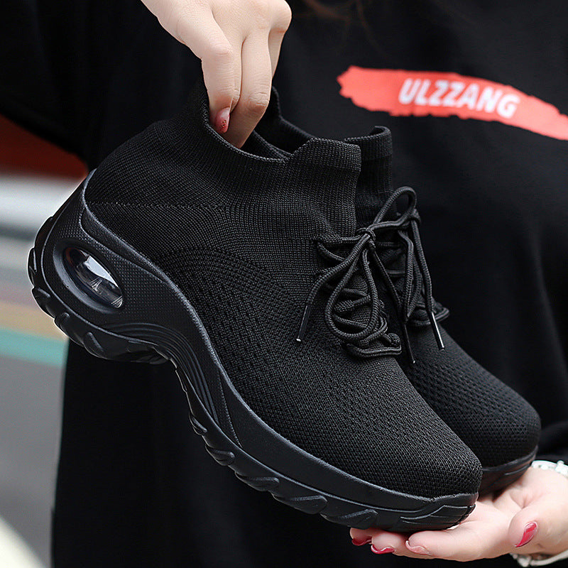 Black Agate sneakers sport shoes for women, featuring comfortable casual design suitable for everyday wear.