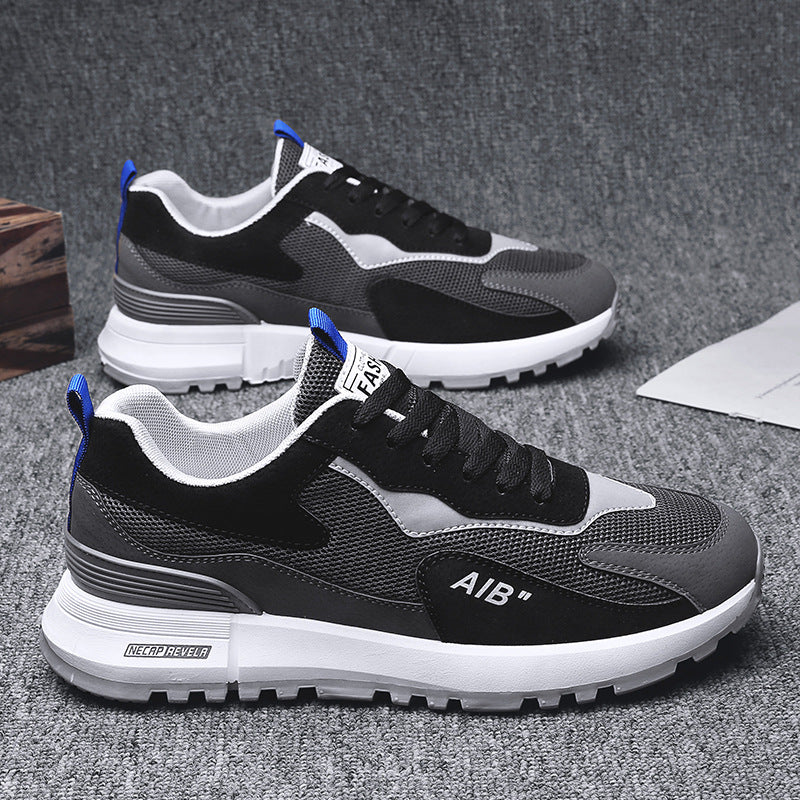 Black Agate men's golf shoes with lightweight mesh design, ideal for training and sports, featuring sporty sneaker style.