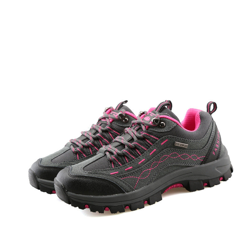 Gray and blue Agate outdoor sport climbing casual shoes featuring durable design and comfortable fit for active outdoor adventures.