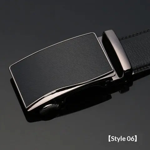 Mens Stylish Versatile And Trendy Business Leather Belt Alvionz