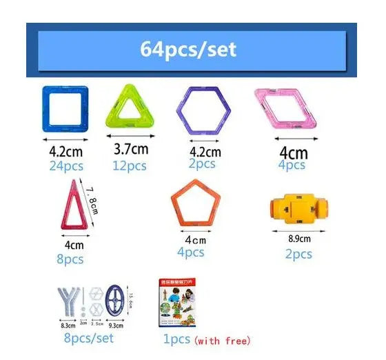 Mini Magnetic Piece Educational Toys Alvionz