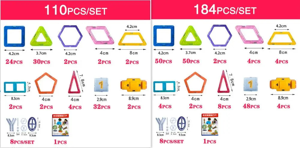 Mini Magnetic Piece Educational Toys Alvionz