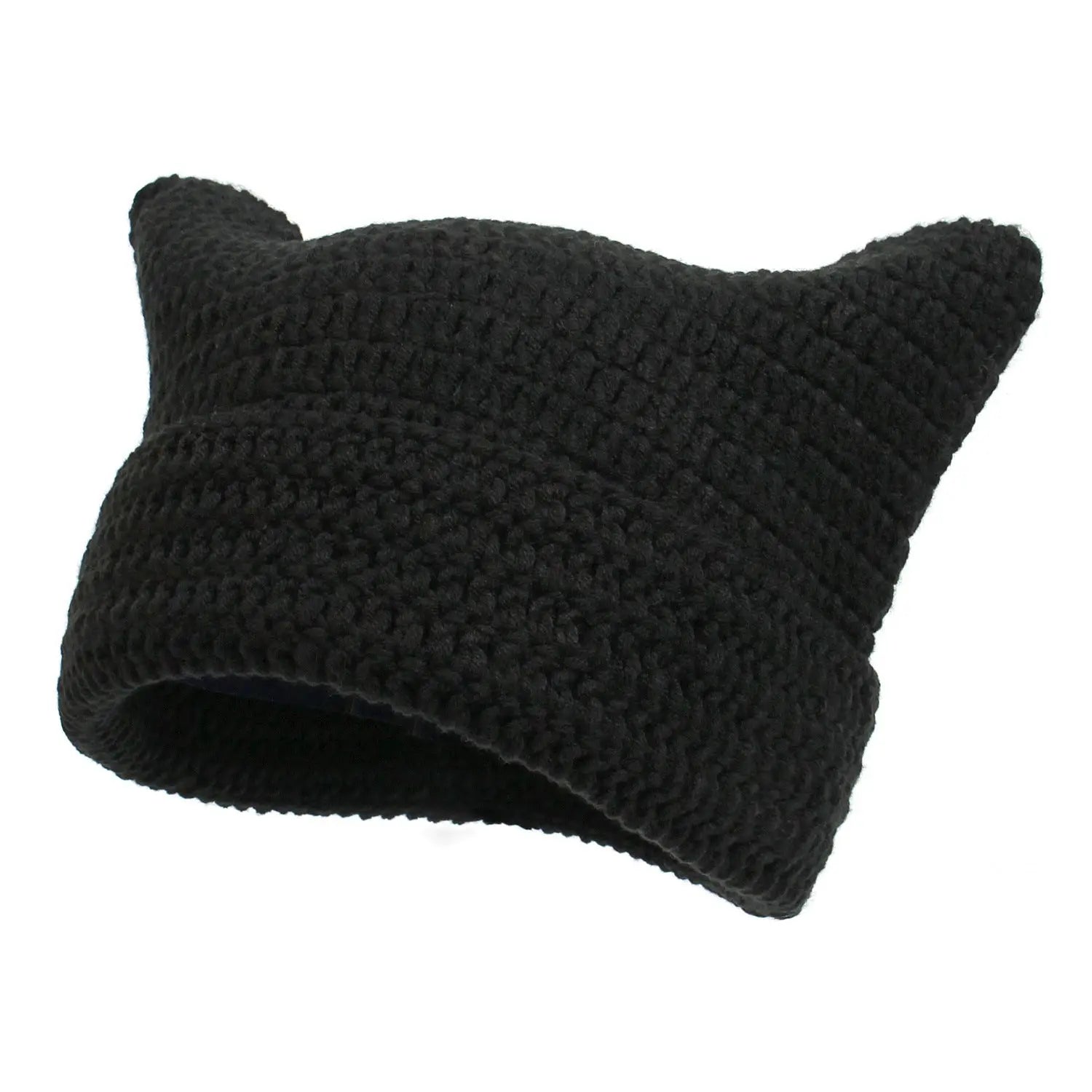 Japanese-style Mischievous Handmade Crocheted Woolen Hat - Alvionz.de