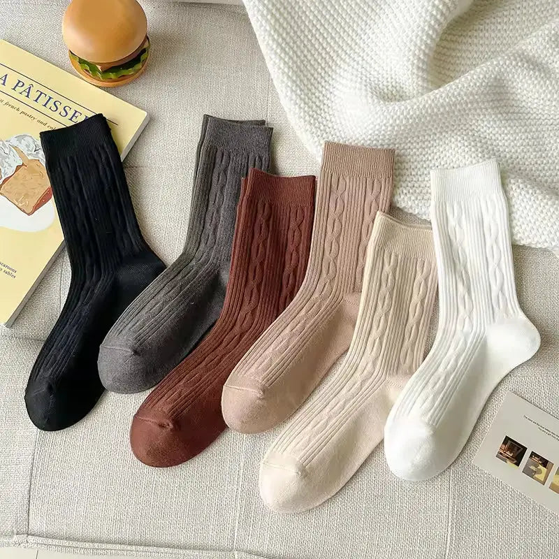 Womens Thick Warm Mid-Calf Wool Socks - Alvionz.de