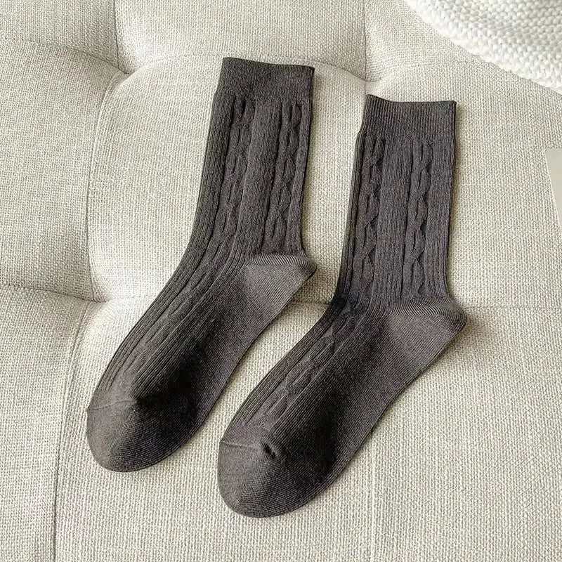 Womens Thick Warm Mid-Calf Wool Socks - Alvionz.de