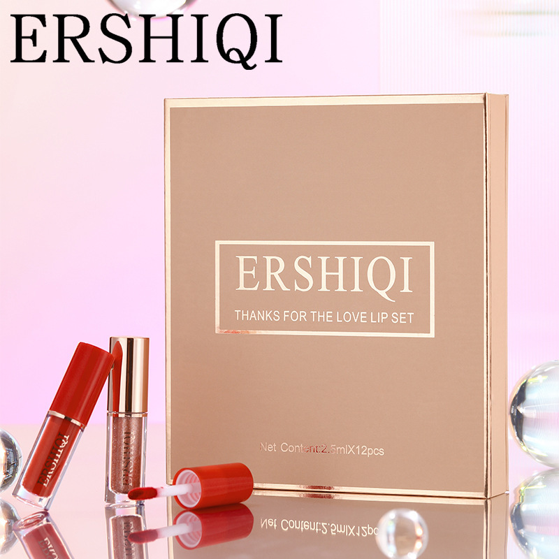 12 pcs Moisturizing Velvet Matte Lipstick Gift Box Alvionz.de