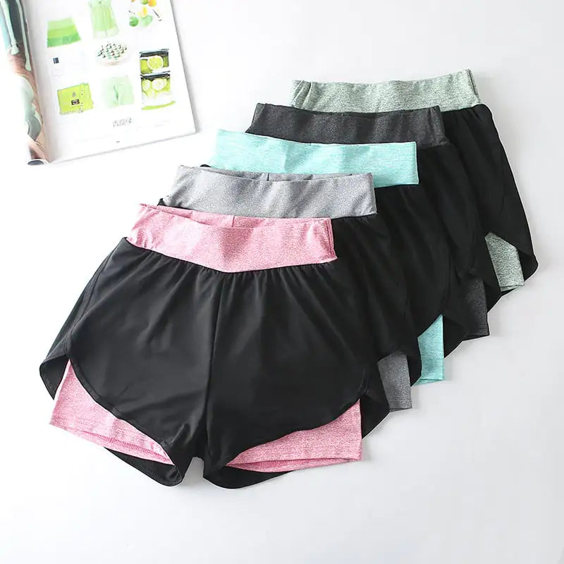 Quick-Drying High-Waist Sports Shorts for Active Wear Alvionz.de