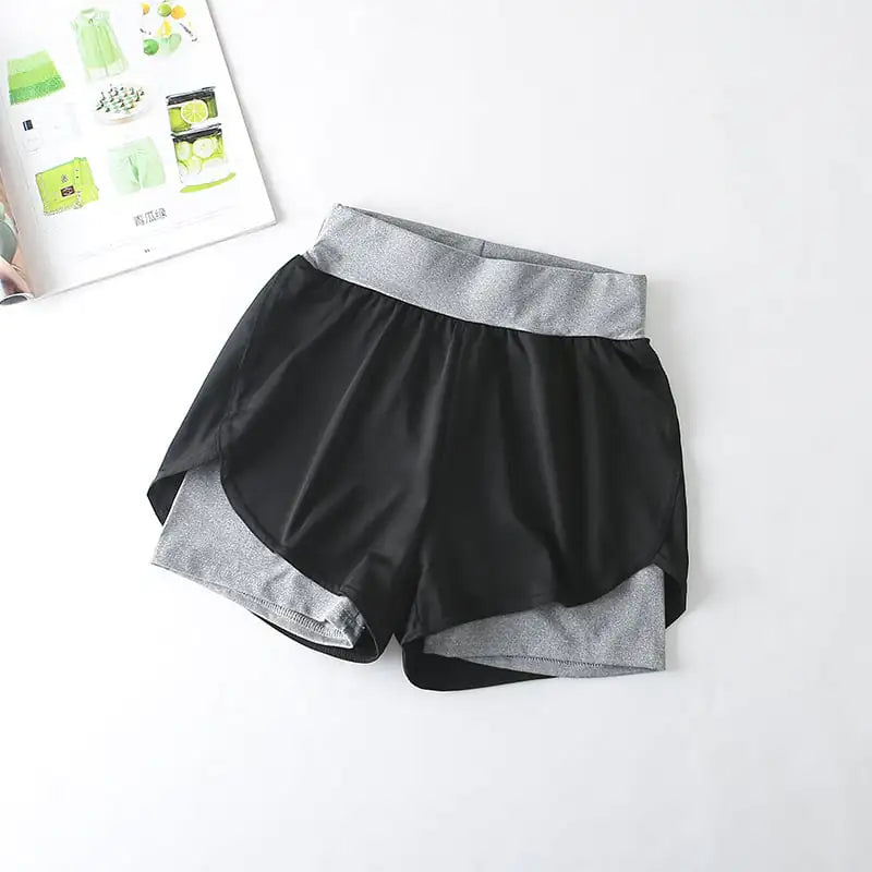 Quick-Drying High-Waist Sports Shorts for Active Wear Alvionz.de