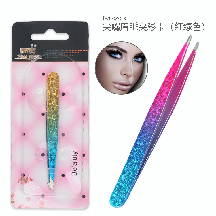 Double-Sided Stainless Steel Tweezers Beauty Set Alvionz.de
