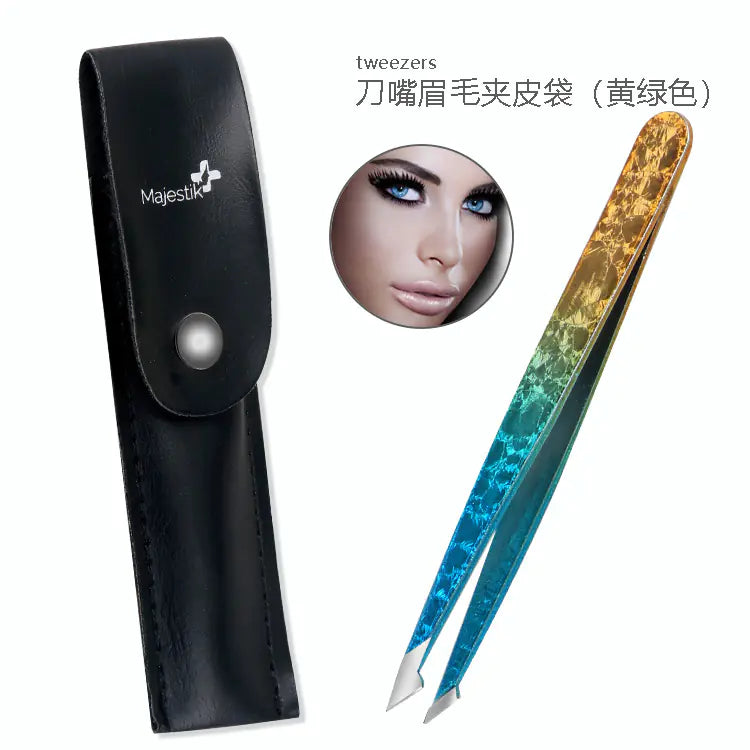 Double-Sided Stainless Steel Tweezers Beauty Set Alvionz.de