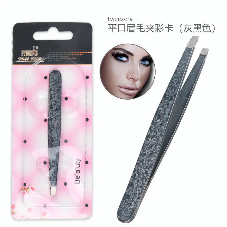 Double-Sided Stainless Steel Tweezers Beauty Set Alvionz.de