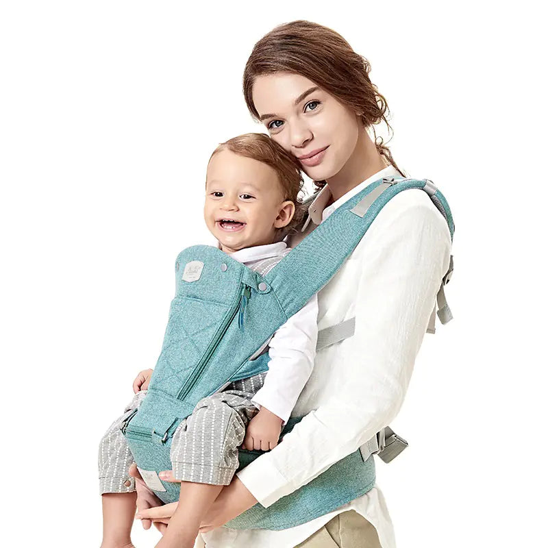 Baby Carrier with Bass Bear Hip Seat for Front Carry Alvionz.de