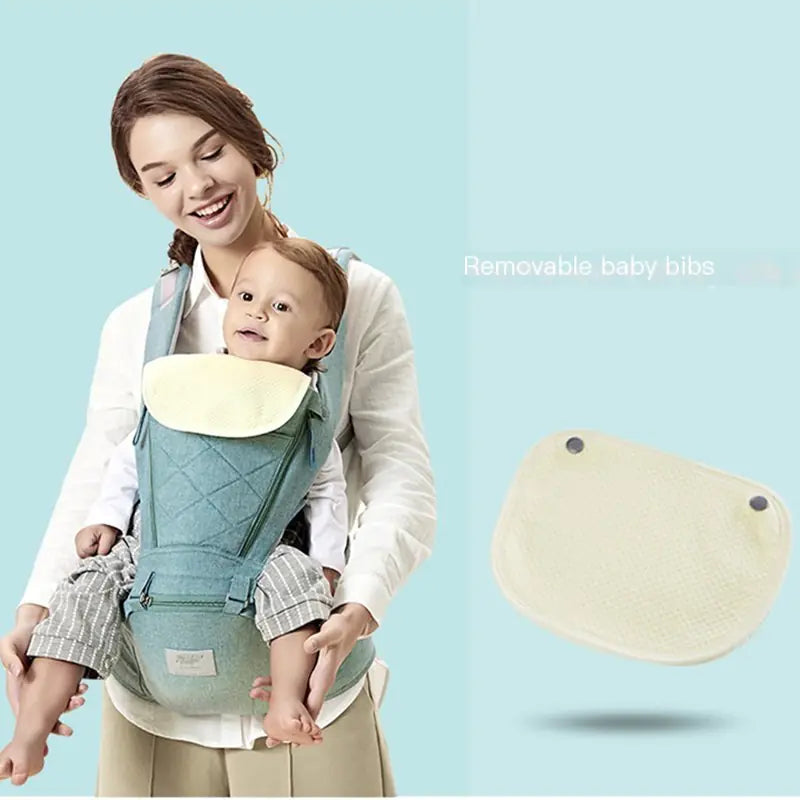 Baby Carrier with Bass Bear Hip Seat for Front Carry Alvionz.de