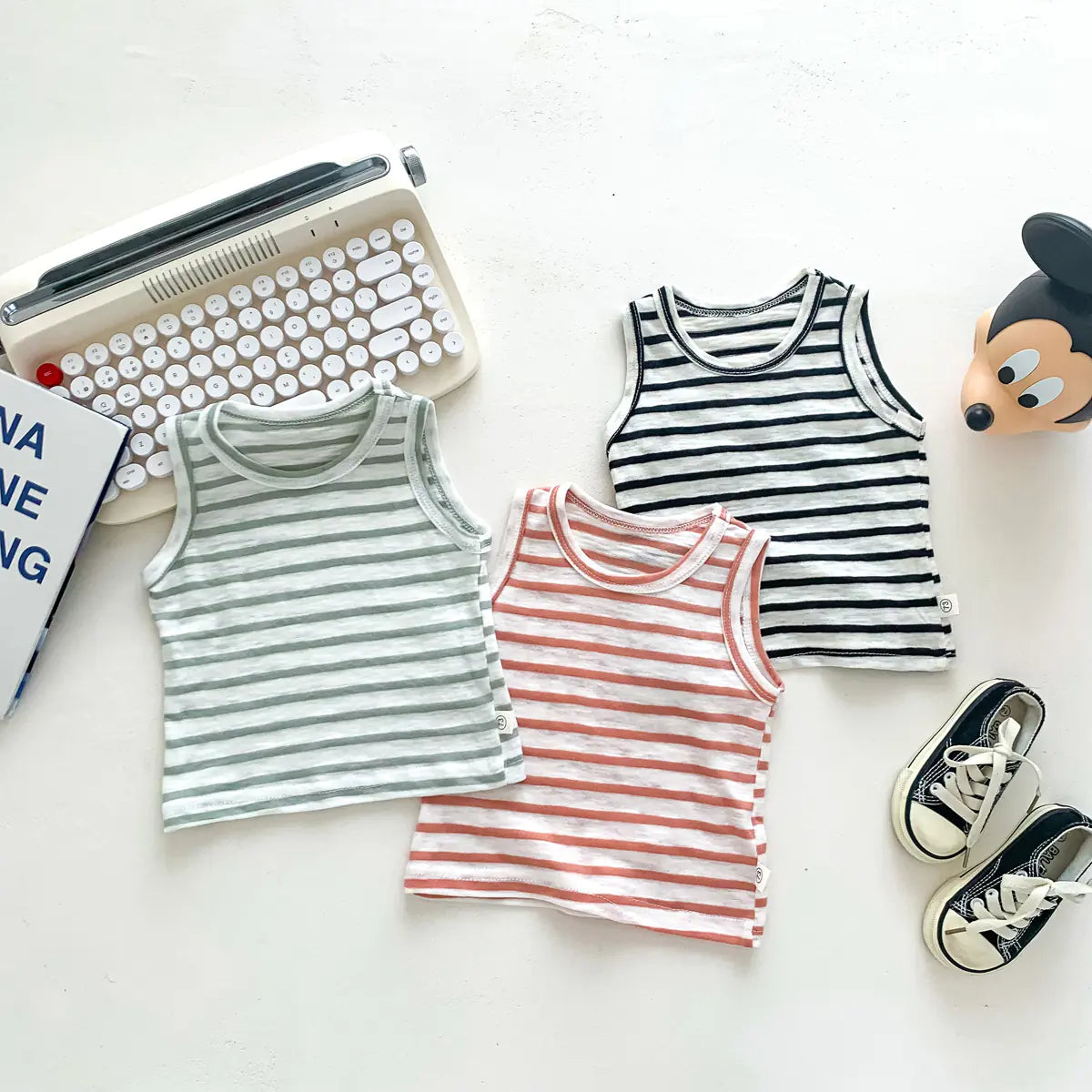 Baby Stripes Sleeveless Vests for Toddlers and Infants Alvionz.de