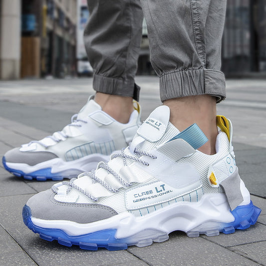 Men's breathable mesh casual sneakers by Agate featuring a lightweight, comfortable design with breathable fabric and casual style.