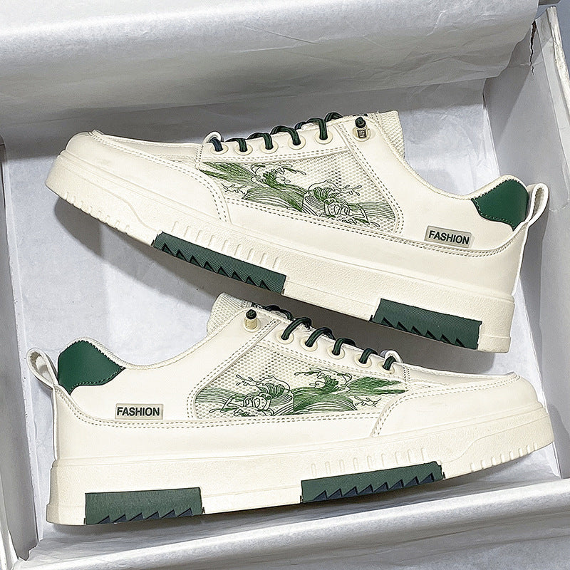 Agate mesh breathable sneakers with thin, wear-resistant, and lightweight design, ideal for active and casual wear.