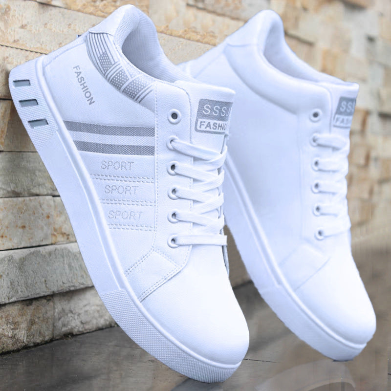 Men's Agate casual mid-top sneakers with breathable fabric and sporty design, ideal for everyday wear and athletic activities.
