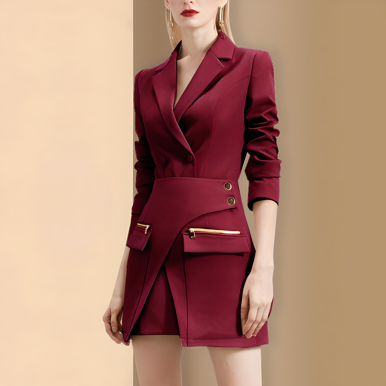 Royal Edge™ OL Skirt Suit – Haute Edition 25 Carmine Juneberry