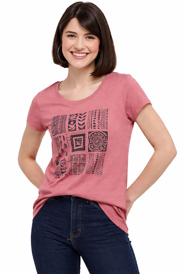 Cotton T Shirt for Women Casual Wear Copper Tartarus