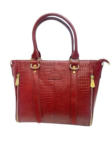 A.E Leather Hand Bag for Women | Shoulder Bags With Strap and Zipper Fuchsia Bay