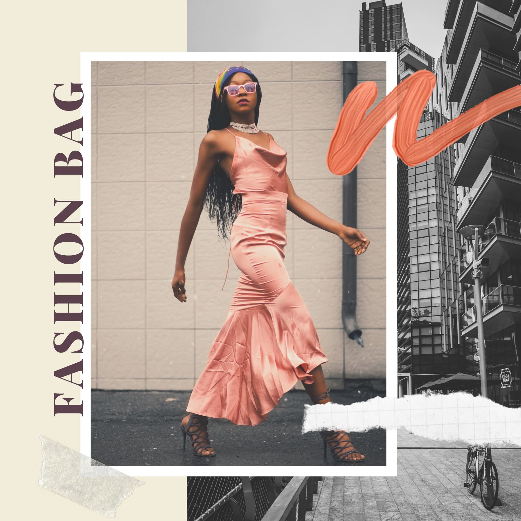 Women’s Handbag - Canvas Top Handle Shoulder Bag - Black / Geometric Grey Coco