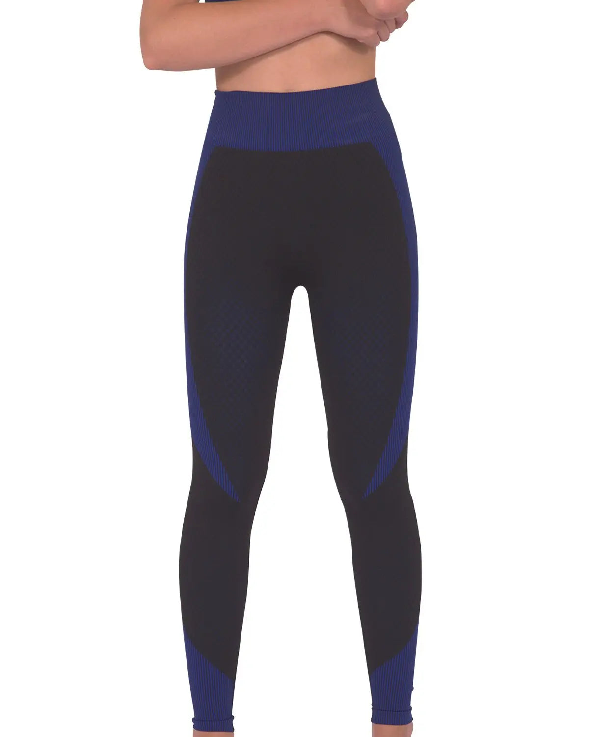 Trois Seamless Legging - Black with Navy - Alvionz.de