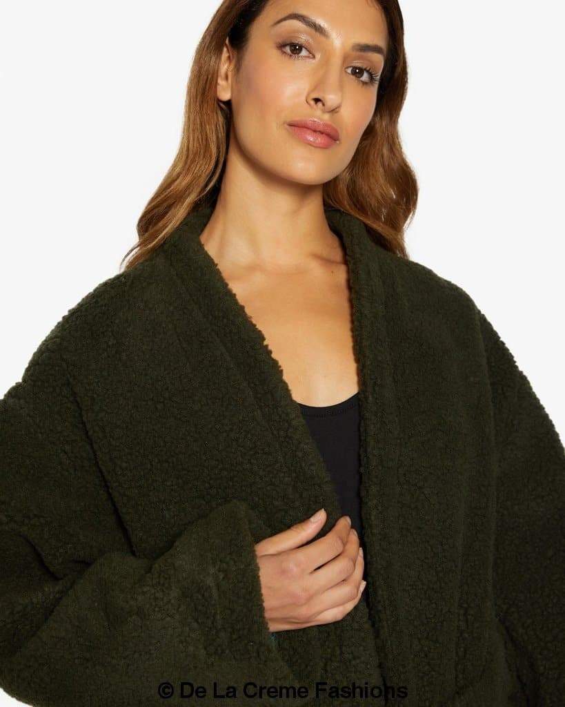 Open Front Belted Teddy Coat (1917) Rose Eleusis