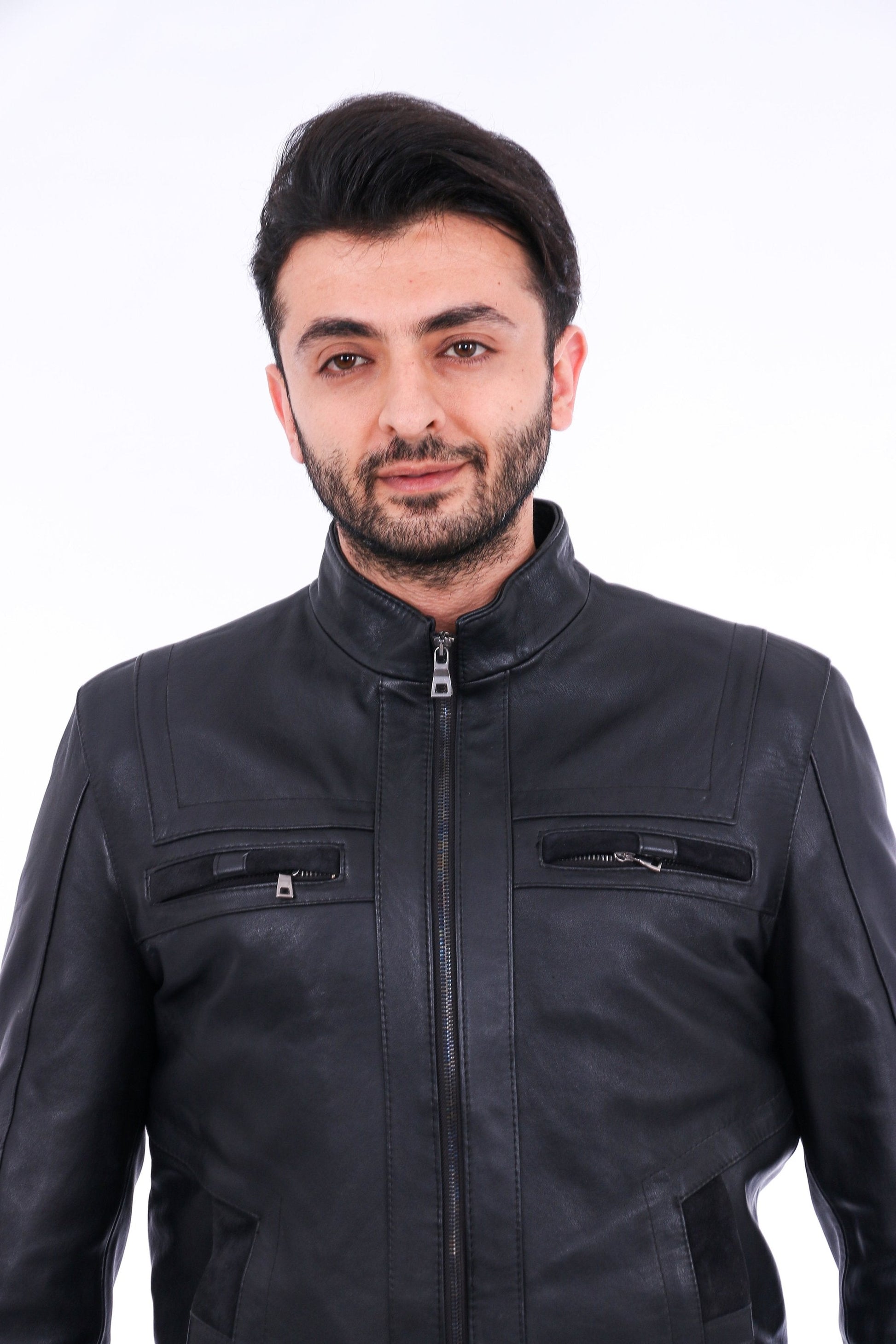 Bosco Leather Jacket Sangria Iapetus