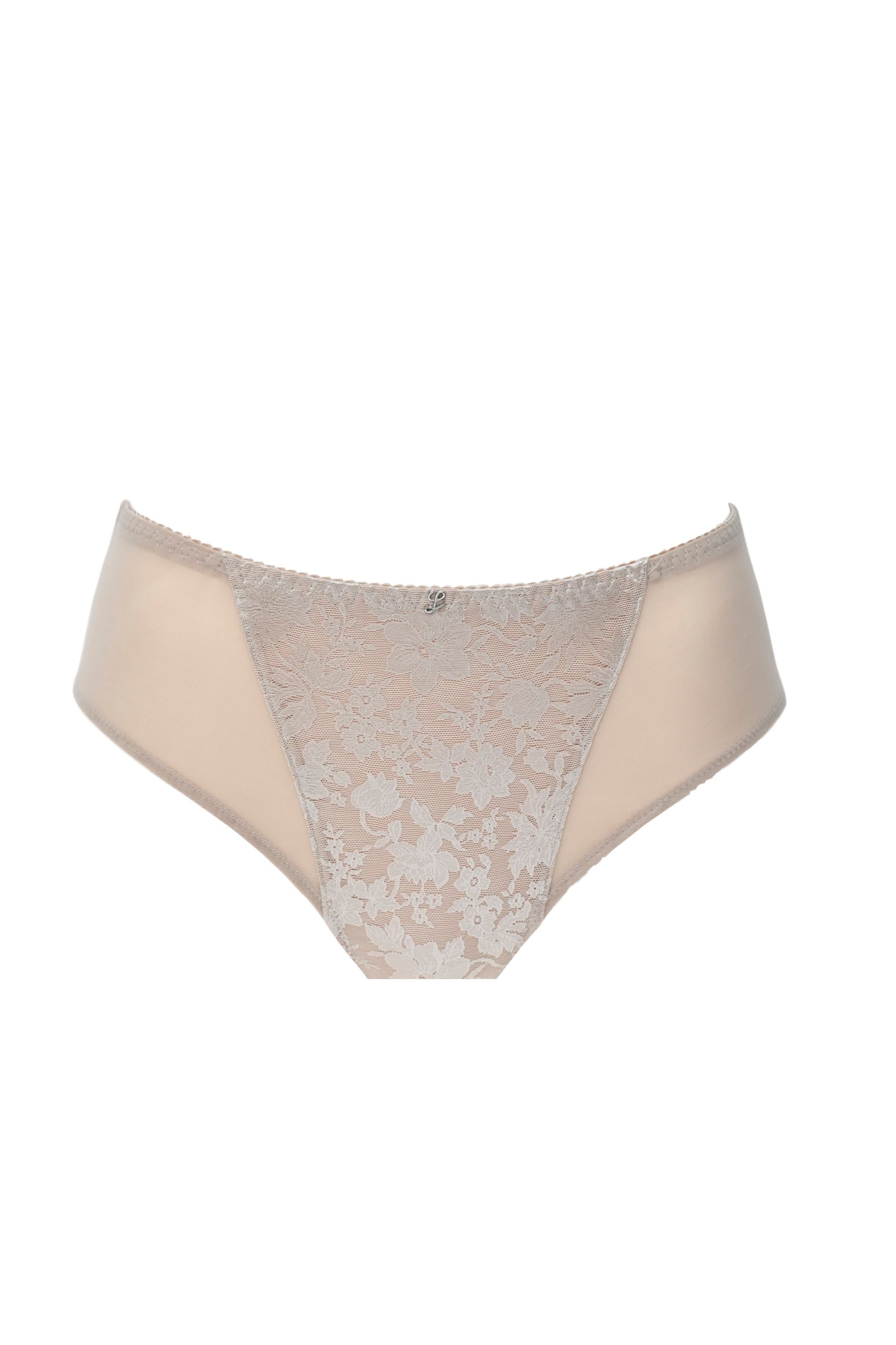 Turquoise Atalanta Haute Couture Line Brief in caramel color, showcasing elegant lingerie with smooth fabric and refined design.